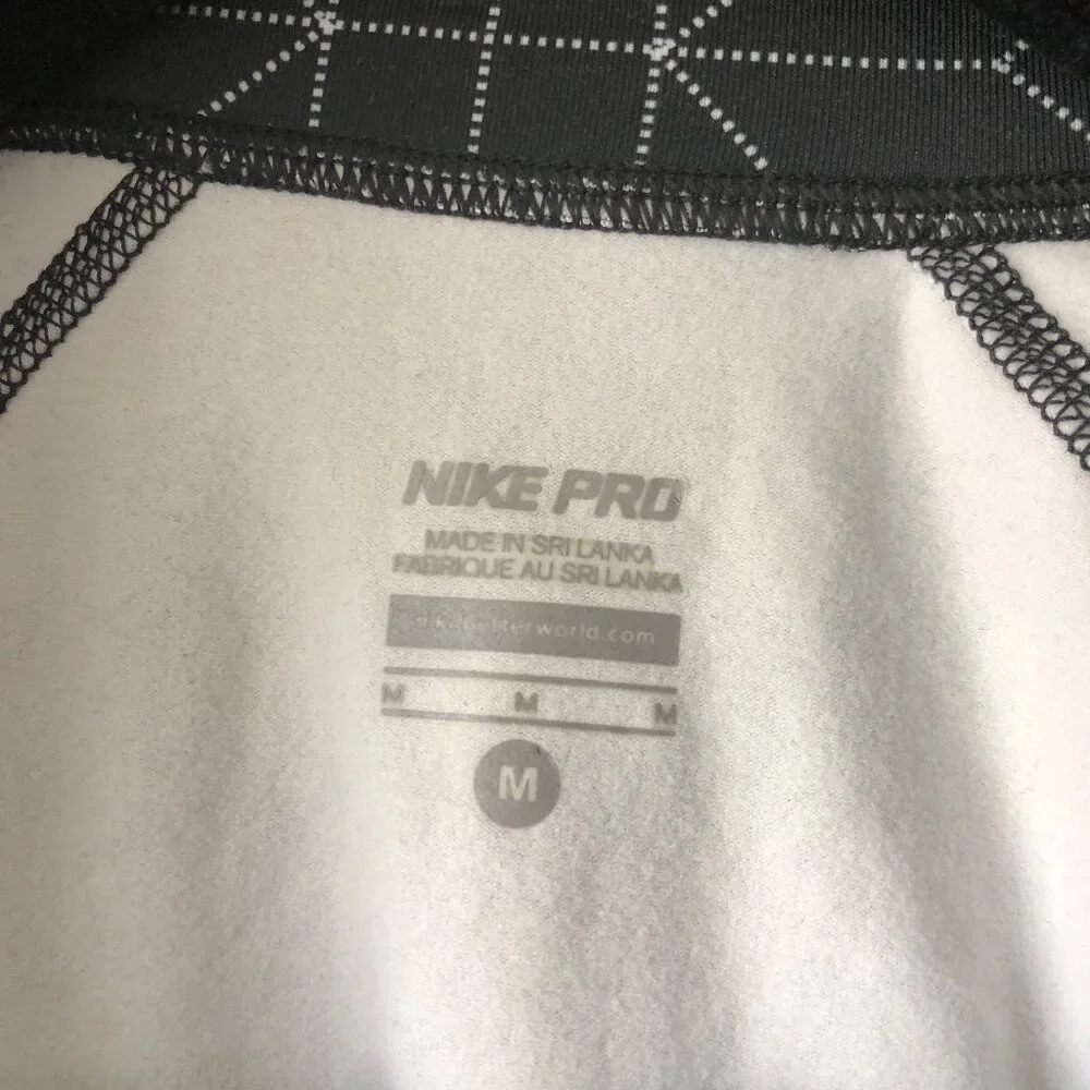Nike | Pro Black & Yellow 1/2 Zip Pullover - Picture 6 of 6